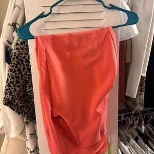 Figs Coral Scrub Top Medium